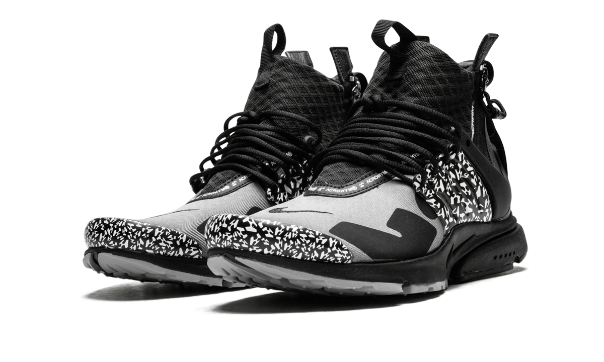 Overkicks - Nike Air Presto Mid Acronym Cool Grey (AH7832-001) - vista trasera