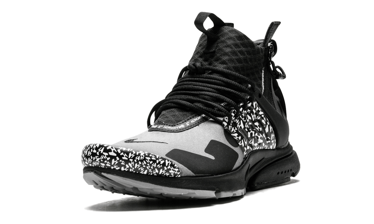Overkicks - Nike Air Presto Mid Acronym Cool Grey (AH7832-001) - detalle suela