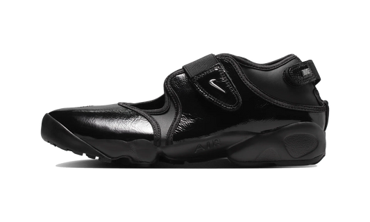 Overkicks - Nike Air Rift Black Metallic Silver (Womens) (IB8954-001) - vista lateral
