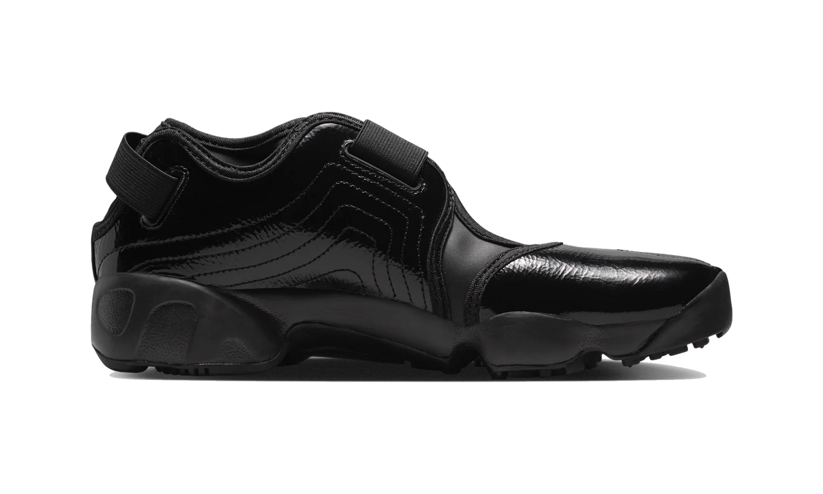 Overkicks - Nike Air Rift Black Metallic Silver (Womens) (IB8954-001) - detalle suela
