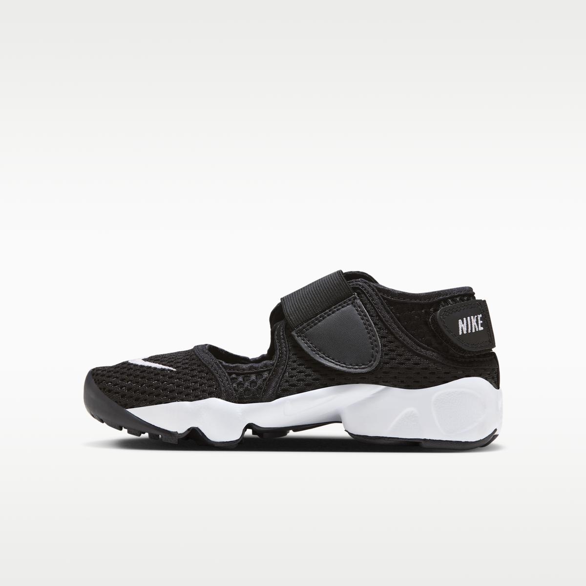 Overkicks - Nike Air Rift Black White (GS) (322359-014) - vista lateral