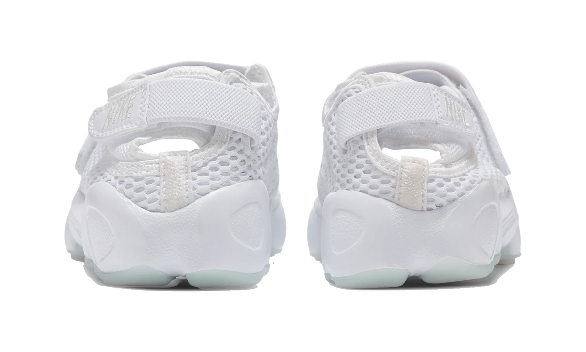 Overkicks - Nike Air Rift Breathe Pure Platinum (Womens) (848386-100) - detalle talon
