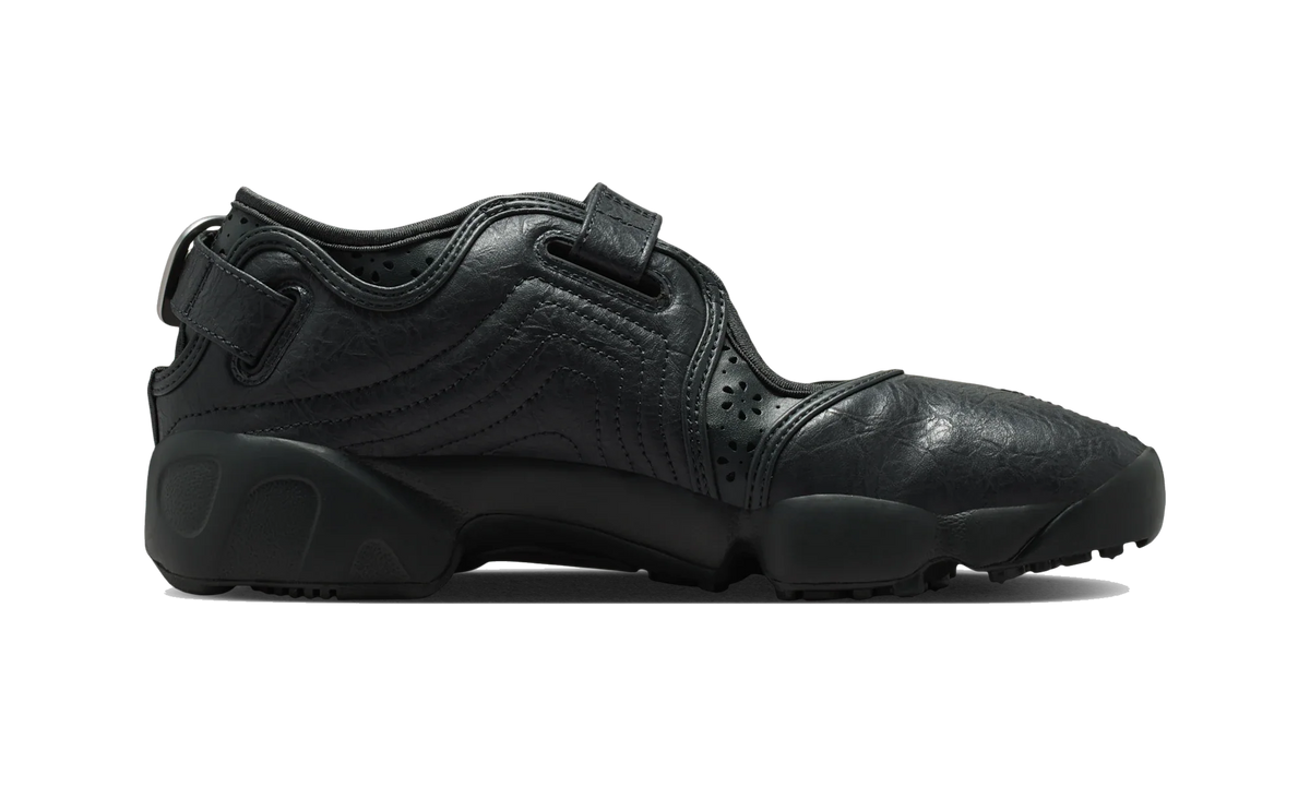 Overkicks - Nike Air Rift Leather Anthracite Metallic Silver (Womens) (IR5863-060) - detalle suela