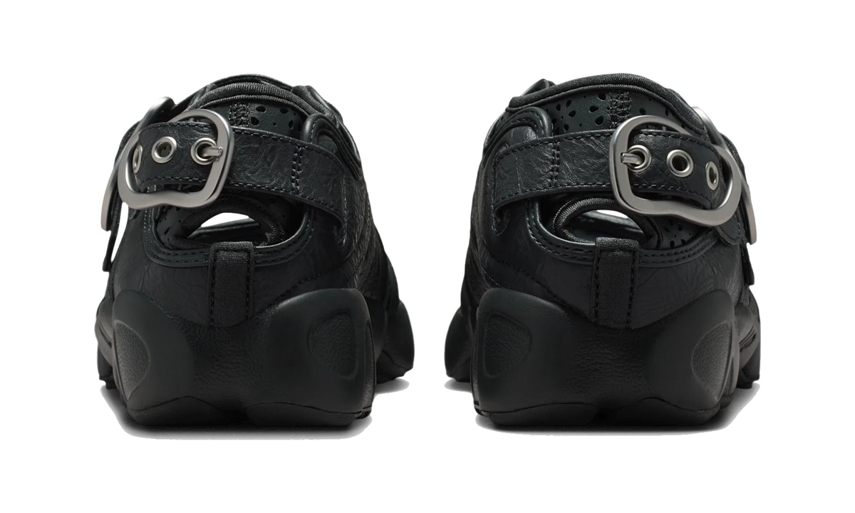 Overkicks - Nike Air Rift Leather Anthracite Metallic Silver (Womens) (IR5863-060) - detalle talon