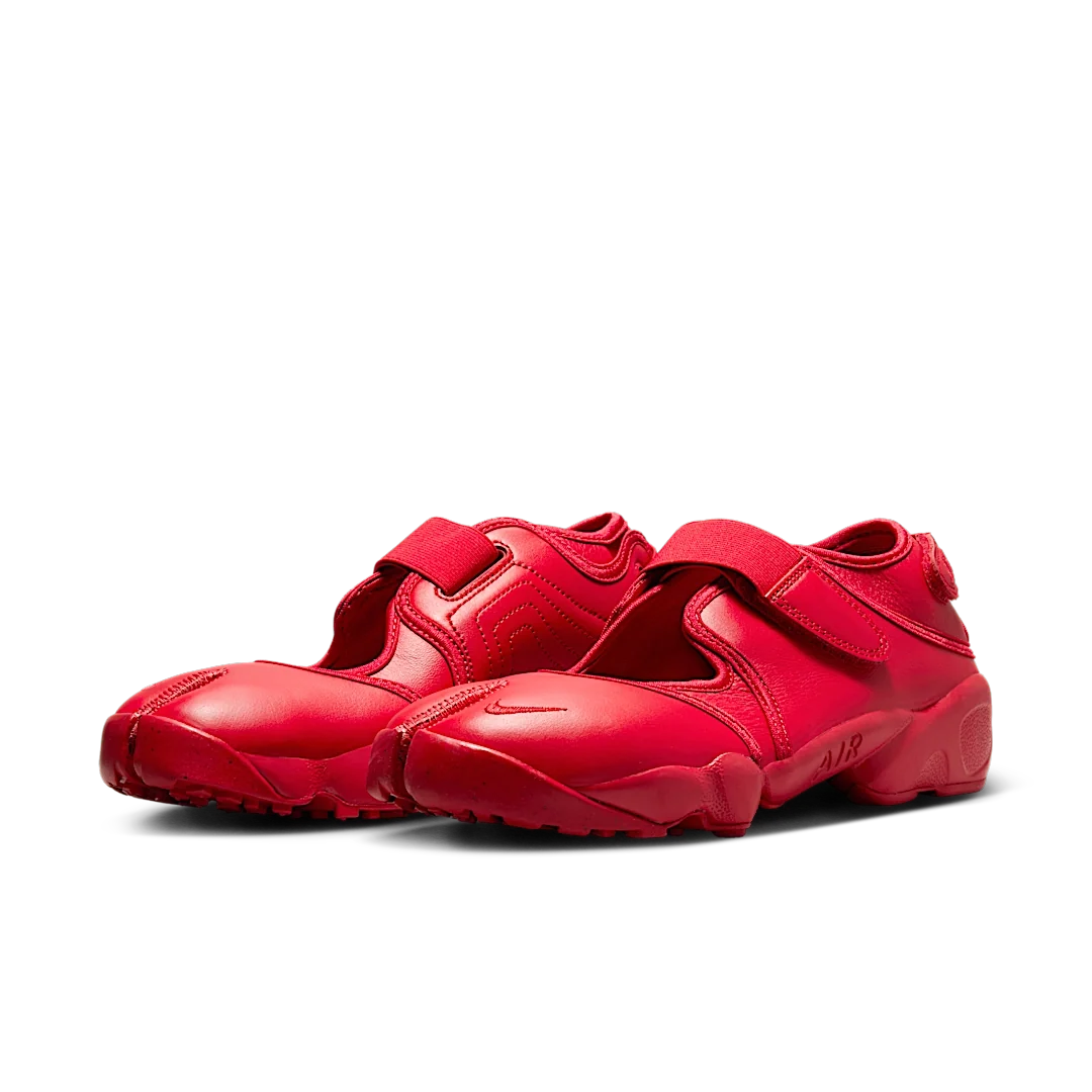 Overkicks - Nike Air Rift Leather Fire Red (Womens) (HM5737-600) - vista trasera