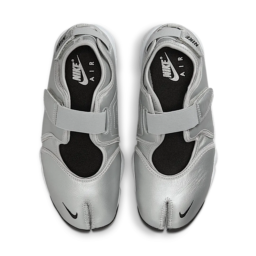 Overkicks - Nike Air Rift Leather Metallic Silver Sail (Womens) (HM5737-003) - par completo