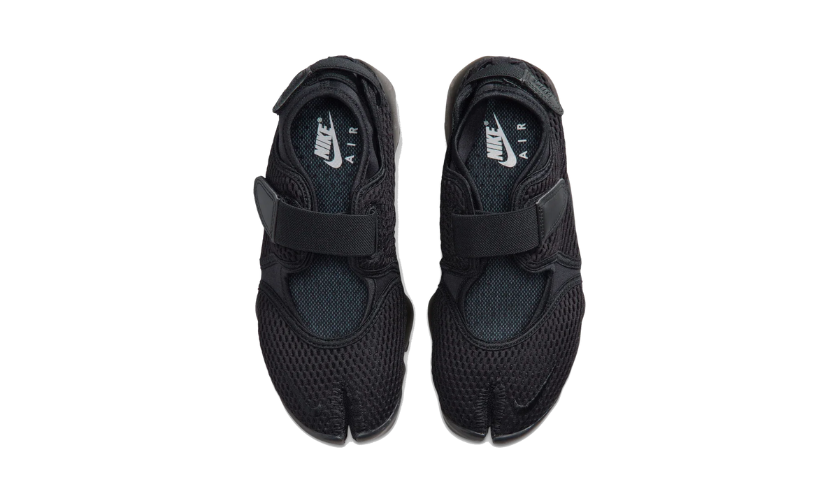 Overkicks - Nike Air Rift Mesh Black (Womens) (IW8074-001) - vista superior