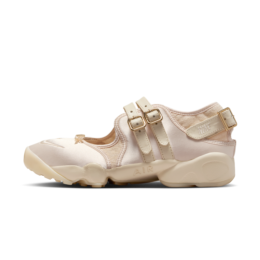 Overkicks - Nike Air Rift Pearl White Buckle Strap (Womens) (IH7346-222) - vista lateral