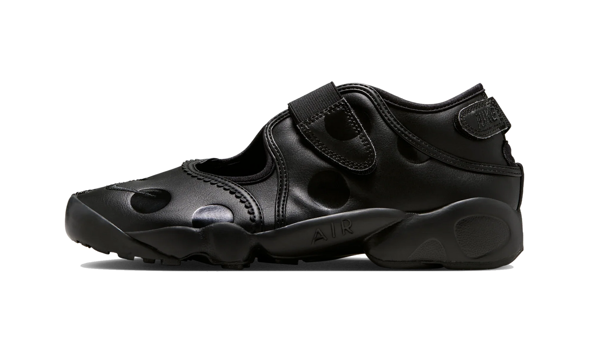 Overkicks - Nike Air Rift Polka Dots Triple Black (Womens) (IR1226-002) - vista lateral