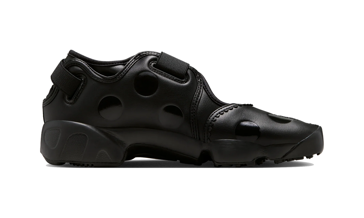 Overkicks - Nike Air Rift Polka Dots Triple Black (Womens) (IR1226-002) - detalle suela