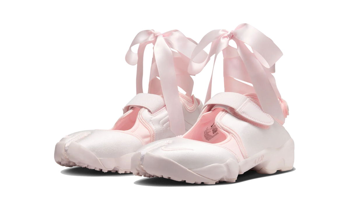 Overkicks - Nike Air Rift Premium SE Light Soft Pink Ribbons (Womens) (HQ3761-640) - vista trasera