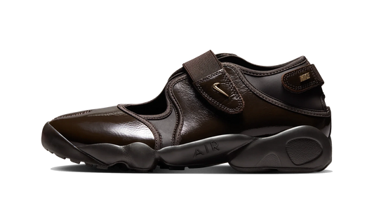 Overkicks - Nike Air Rift Velvet Brown Gold (Womens) (IB8954-200) - vista lateral