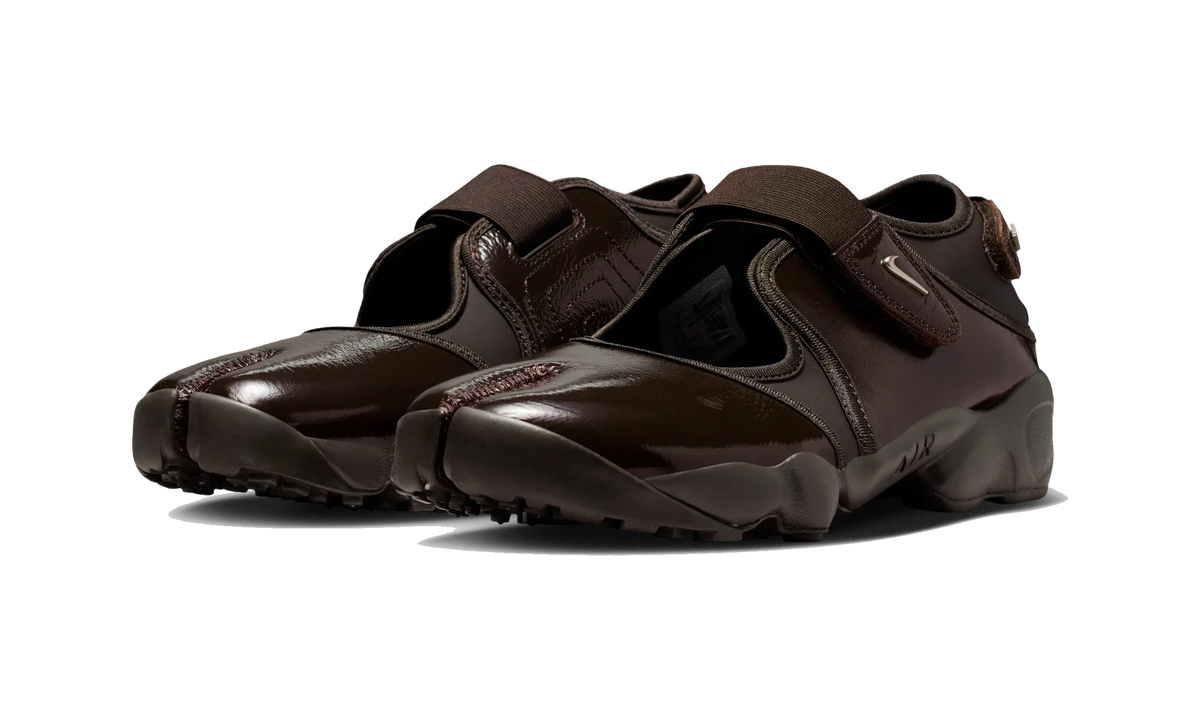 Overkicks - Nike Air Rift Velvet Brown Gold (Womens) (IB8954-200) - vista trasera