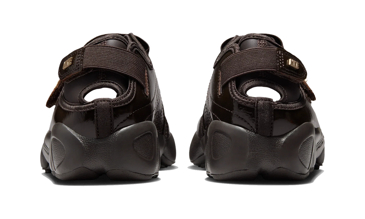 Overkicks - Nike Air Rift Velvet Brown Gold (Womens) (IB8954-200) - detalle talon