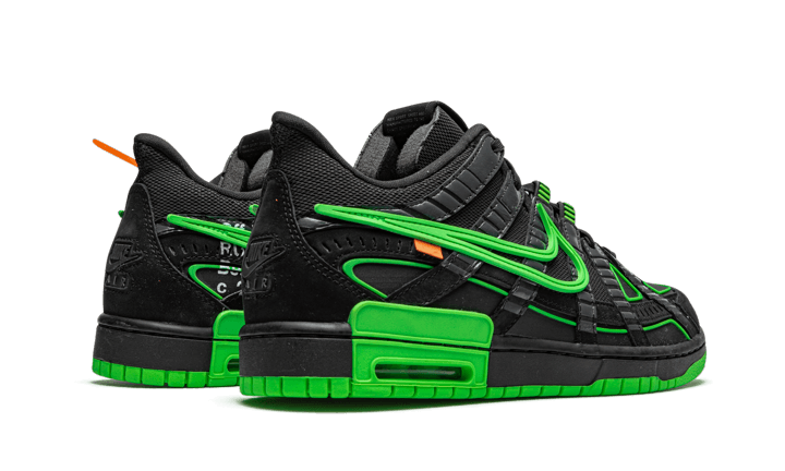 Overkicks - Nike Air Rubber Dunk Off-White Green Strike (CU6015-001) - par completo