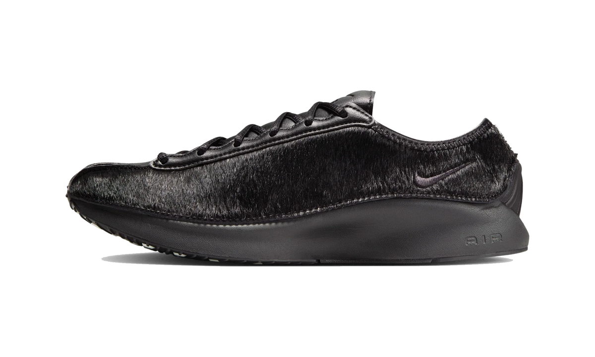 Overkicks - Nike Air Superfly LX Black Pony Hair (Womens) (HQ9148-001) - vista lateral