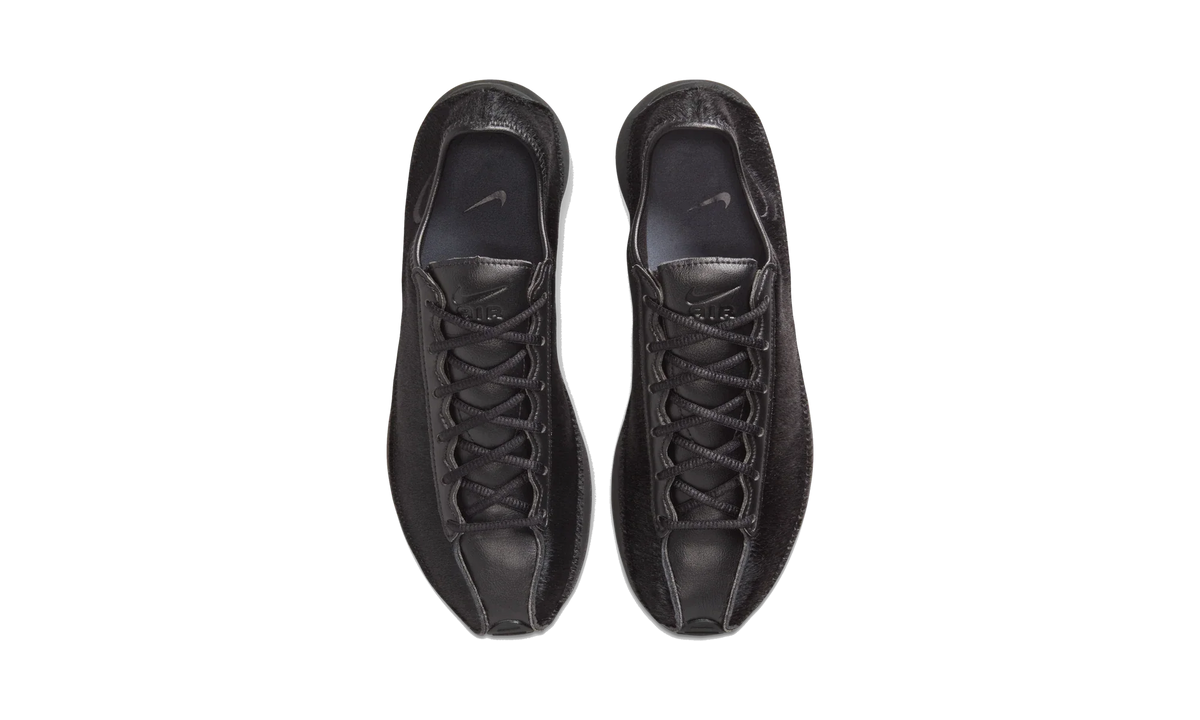 Overkicks - Nike Air Superfly LX Black Pony Hair (Womens) (HQ9148-001) - vista superior