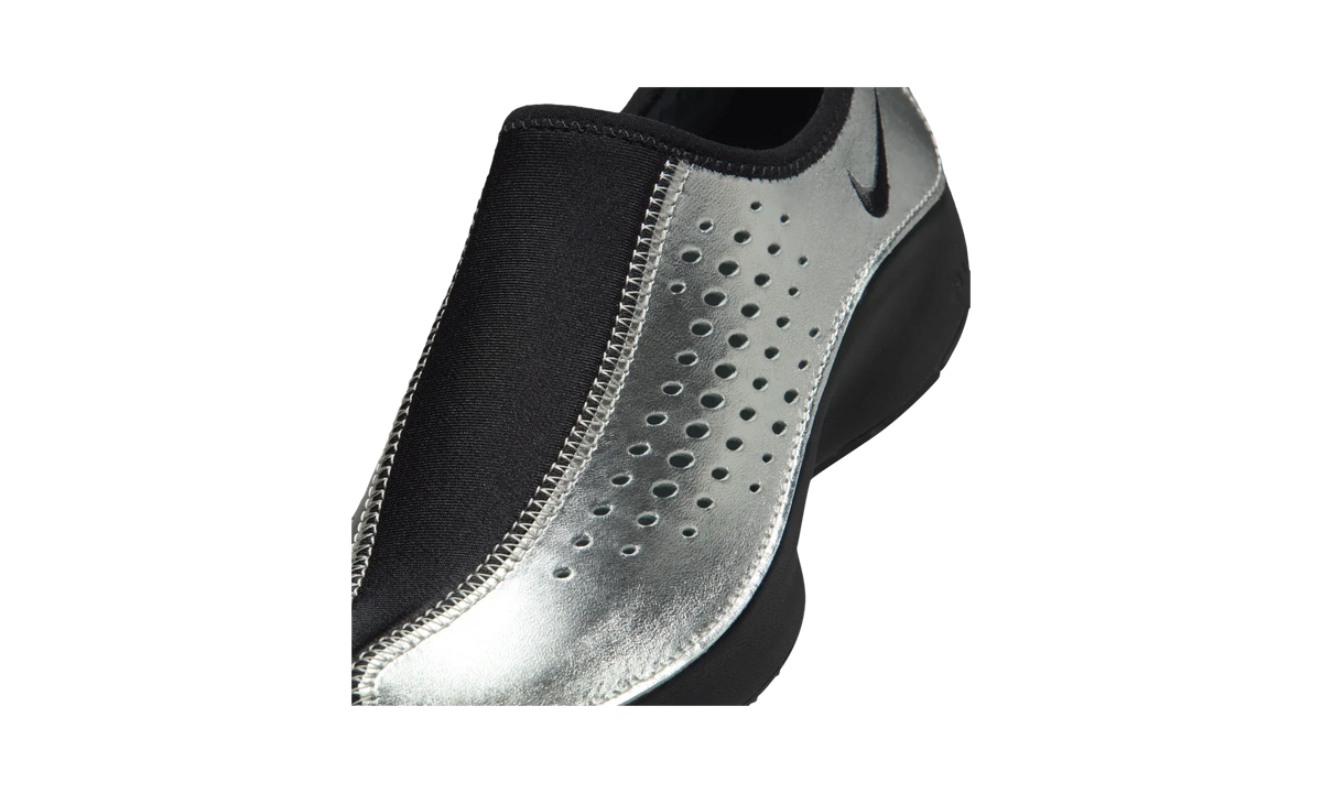 Overkicks - Nike Air Superfly Moc Metallic Silver Black (Womens) (HV8628-003) - detalle lateral interior