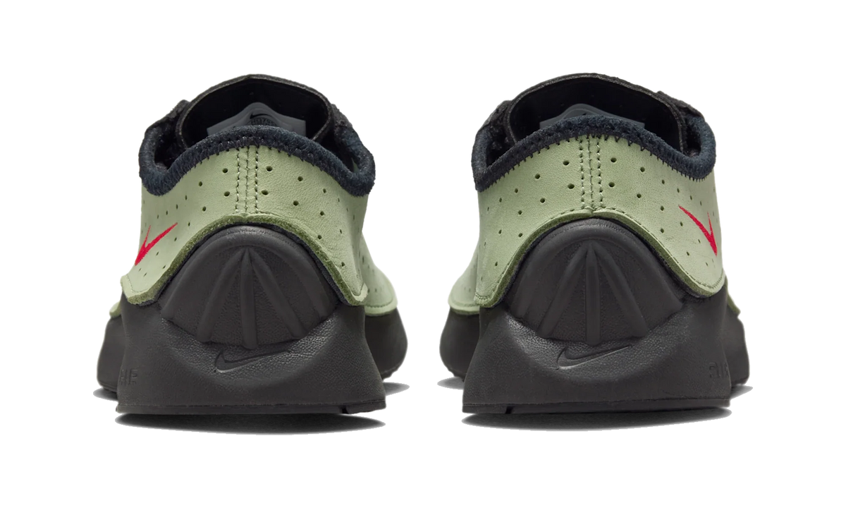 Overkicks - Nike Air Superfly Oil Green Black (Womens) (HQ7955-302) - detalle talon
