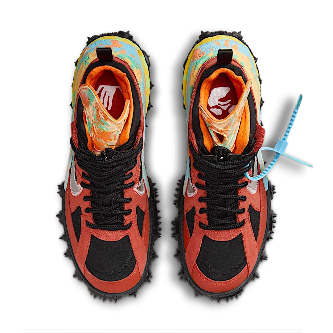 Overkicks - Nike Air Terra Forma Off-White Mantra Orange (DQ1615-800) - par completo