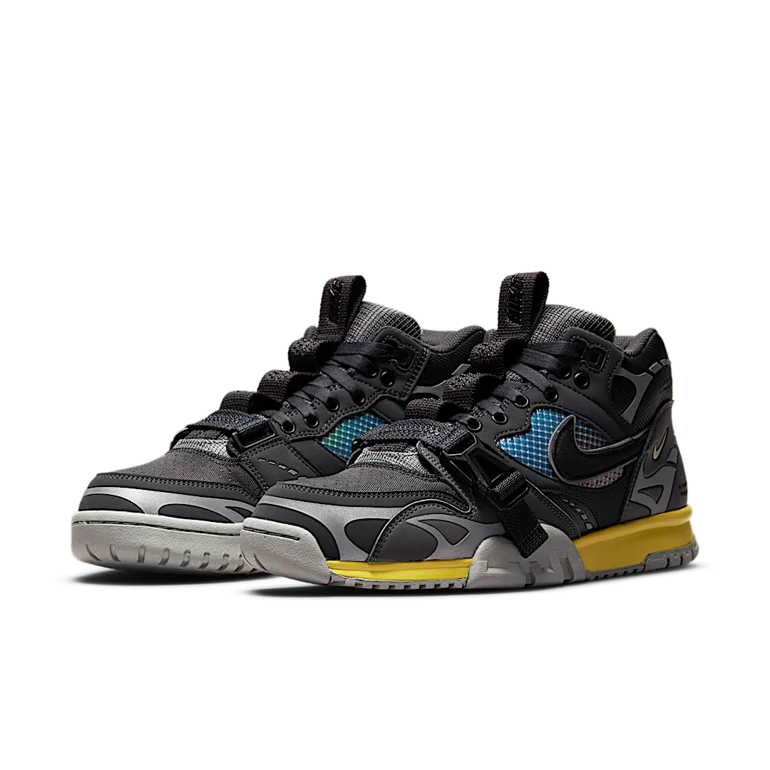 Overkicks - Nike Air Trainer 1 SP Dark Smoke Grey (DH7338-001) - vista trasera