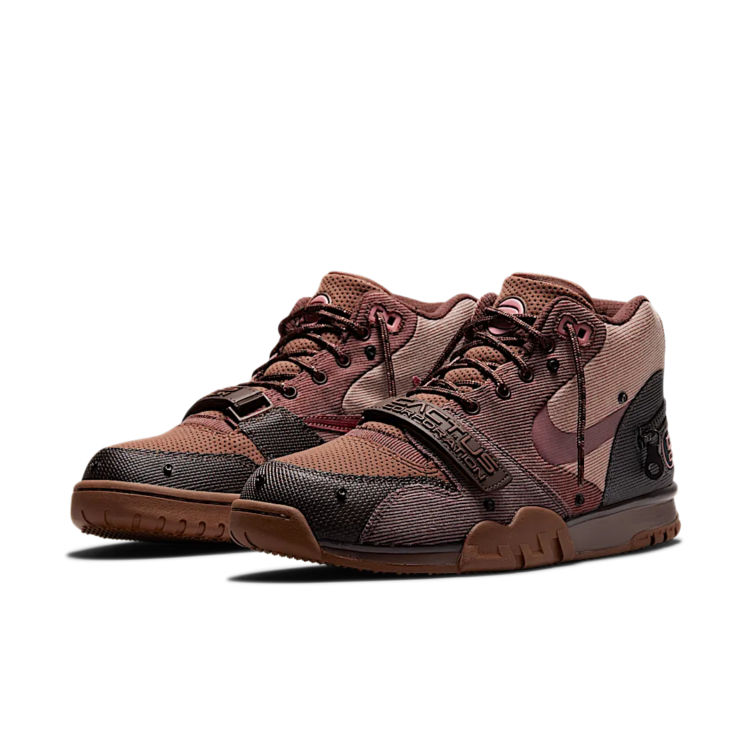 Overkicks - Nike Air Trainer 1 SP Travis Scott Wheat (DR7515-200) - vista trasera