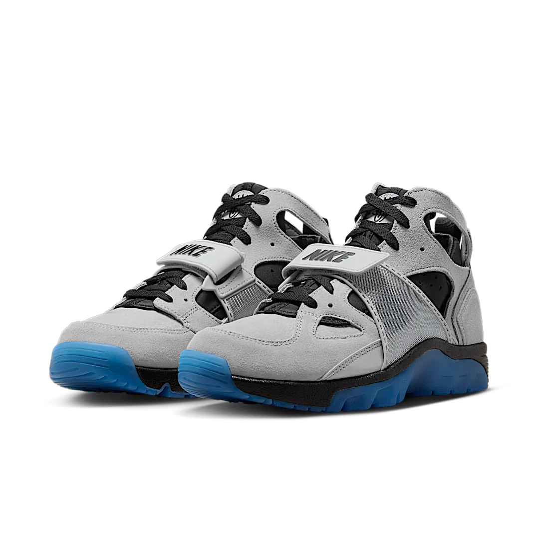 Overkicks - Nike Air Trainer Huarache Wolf Grey Star Blue (IH4469-012) - vista trasera