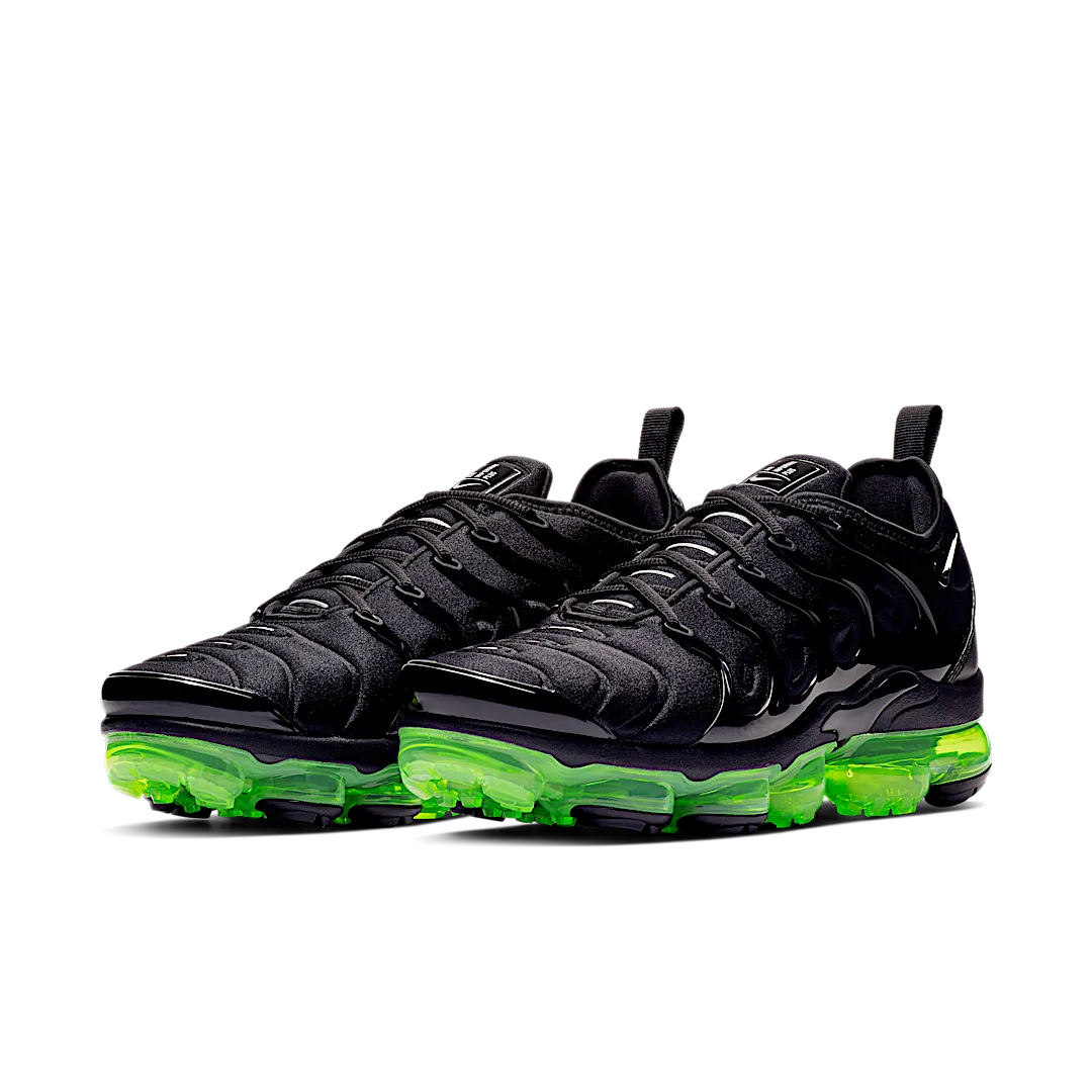 Overkicks - Nike Air VaporMax Plus Black Volt Sole (924453-015) - vista trasera