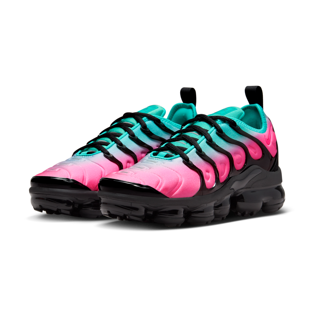 Overkicks - Nike Air VaporMax Plus Pink Blast Clear Jade (Womens) (FN7175-630) - vista trasera