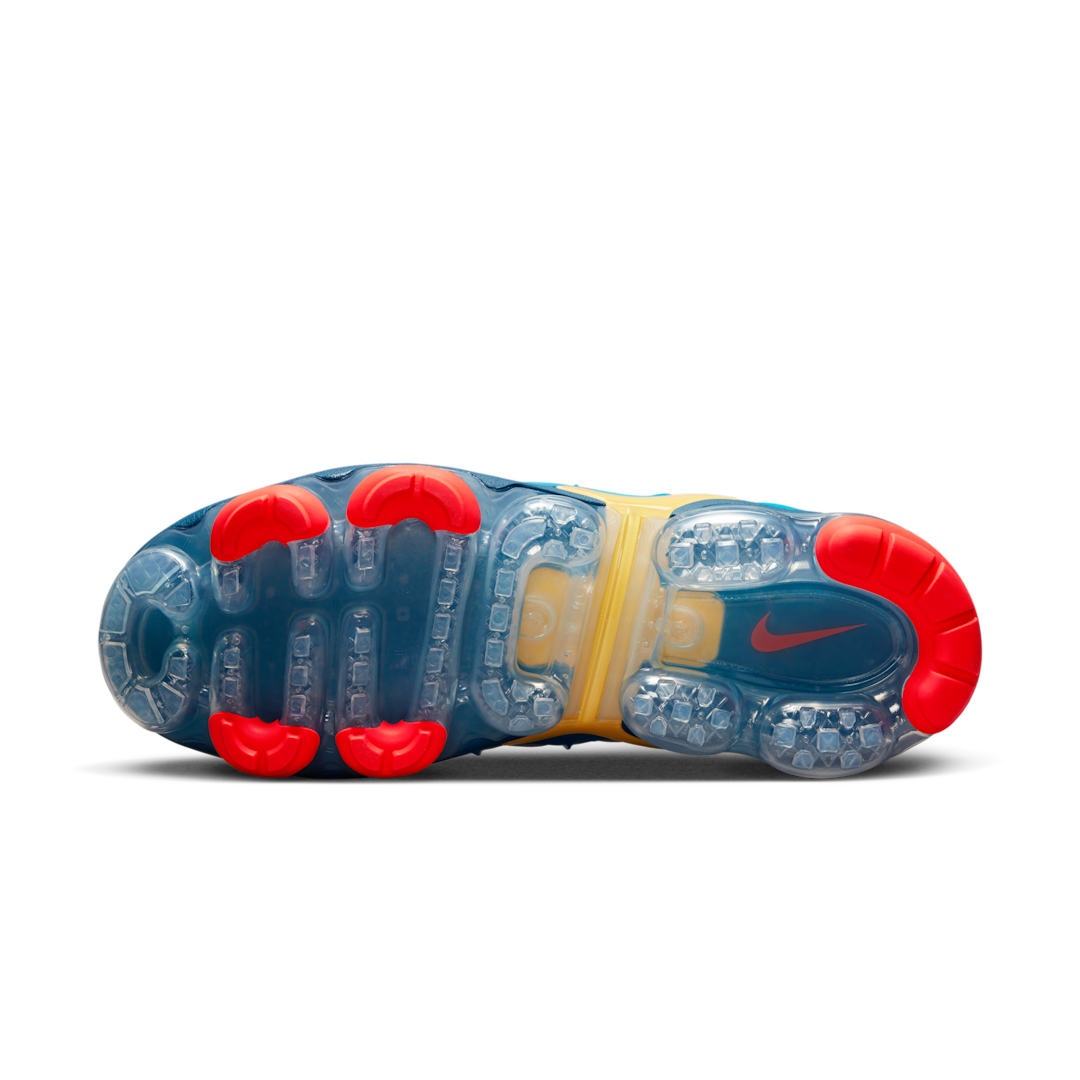 Overkicks - Nike Air VaporMax Plus White Citron Pulse Industrial Blue (FJ3999-100) - detalle suela