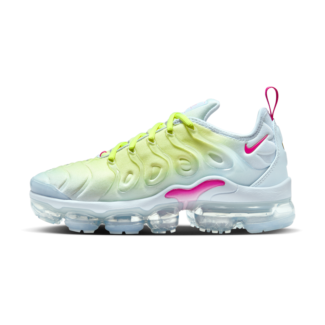 Overkicks - Nike Air Vapormax Plus Blue Tint Lemon Twist (Womens) (FQ8882-423) - vista lateral
