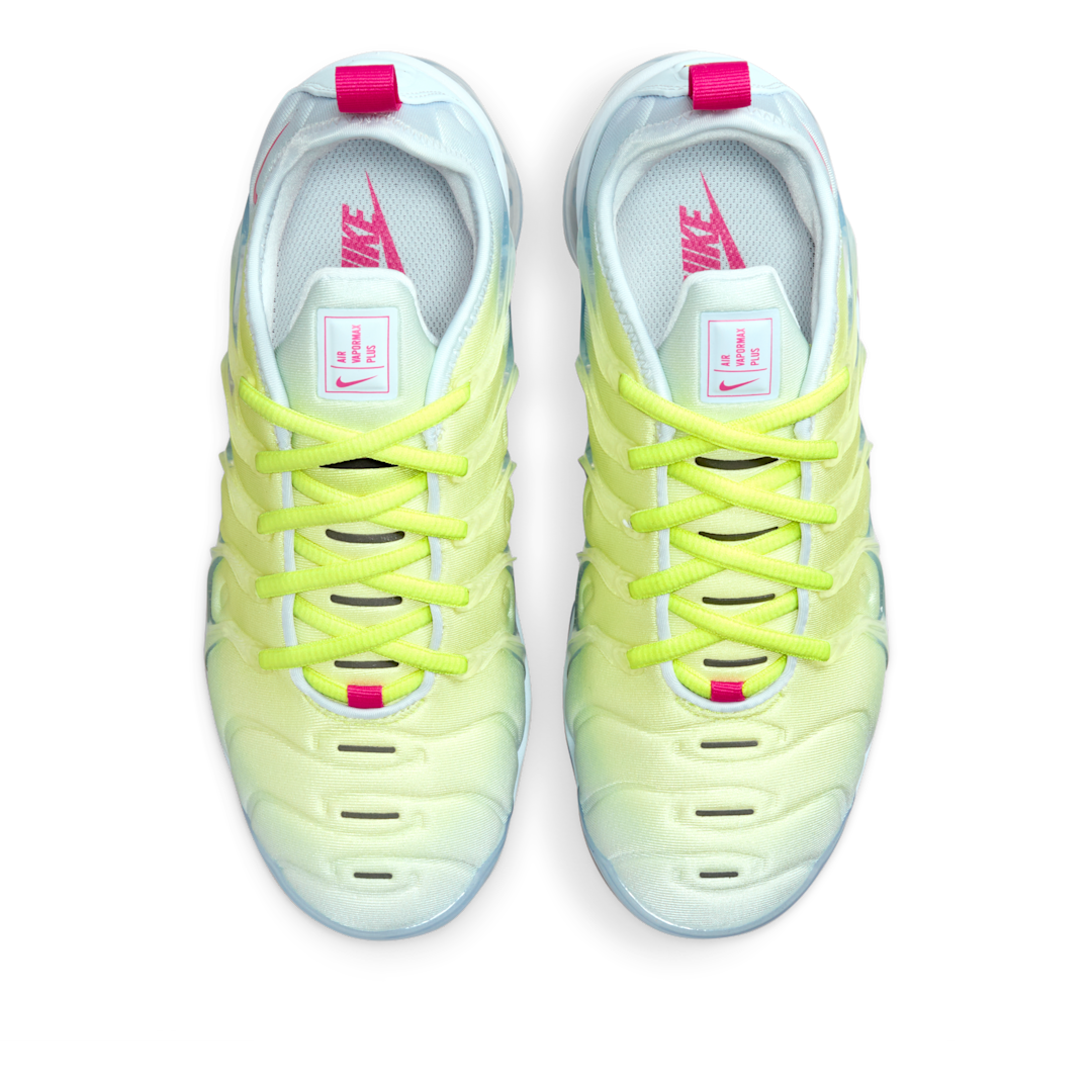 Overkicks - Nike Air Vapormax Plus Blue Tint Lemon Twist (Womens) (FQ8882-423) - vista trasera
