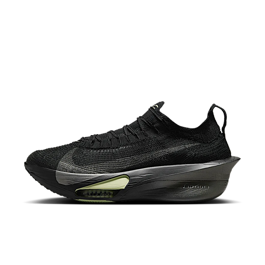 Overkicks - Nike Air Zoom Alphafly Next% 3 Black Olive Aura (HV6350-001) - vista lateral