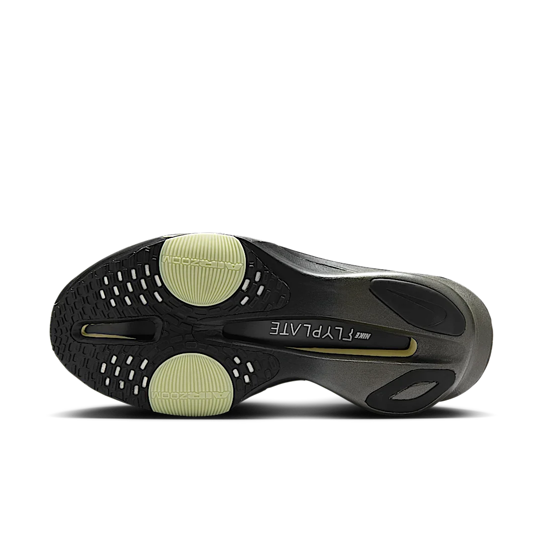 Overkicks - Nike Air Zoom Alphafly Next% 3 Black Olive Aura (HV6350-001) - detalle suela