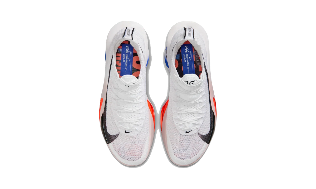 Overkicks - Nike Air Zoom Alphafly Next% 3 CM White Platinum Violet (II7290-100) - vista superior