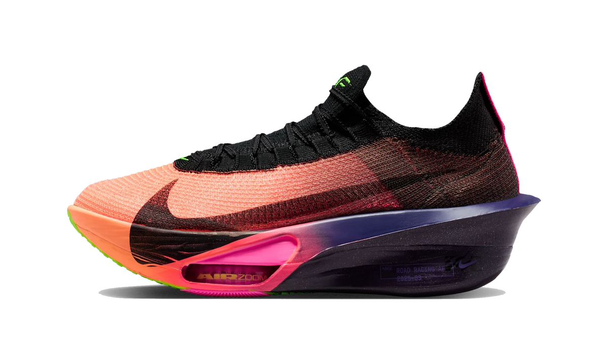 Overkicks - Nike Air Zoom Alphafly Next% 3 Glam Orange Pulse Purple Dynasty (IO9573-800) - vista lateral