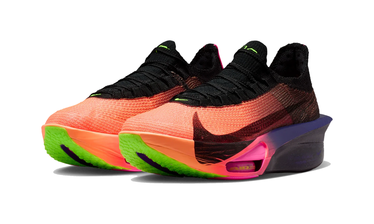 Overkicks - Nike Air Zoom Alphafly Next% 3 Glam Orange Pulse Purple Dynasty (IO9573-800) - vista trasera