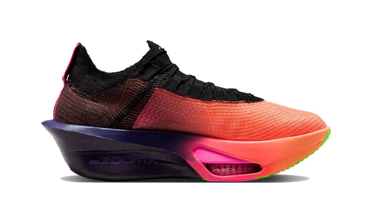Overkicks - Nike Air Zoom Alphafly Next% 3 Glam Orange Pulse Purple Dynasty (IO9573-800) - detalle suela
