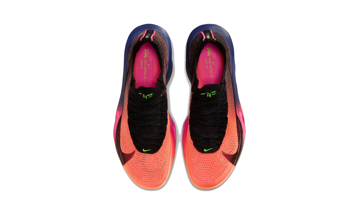 Overkicks - Nike Air Zoom Alphafly Next% 3 Glam Orange Pulse Purple Dynasty (IO9573-800) - vista superior
