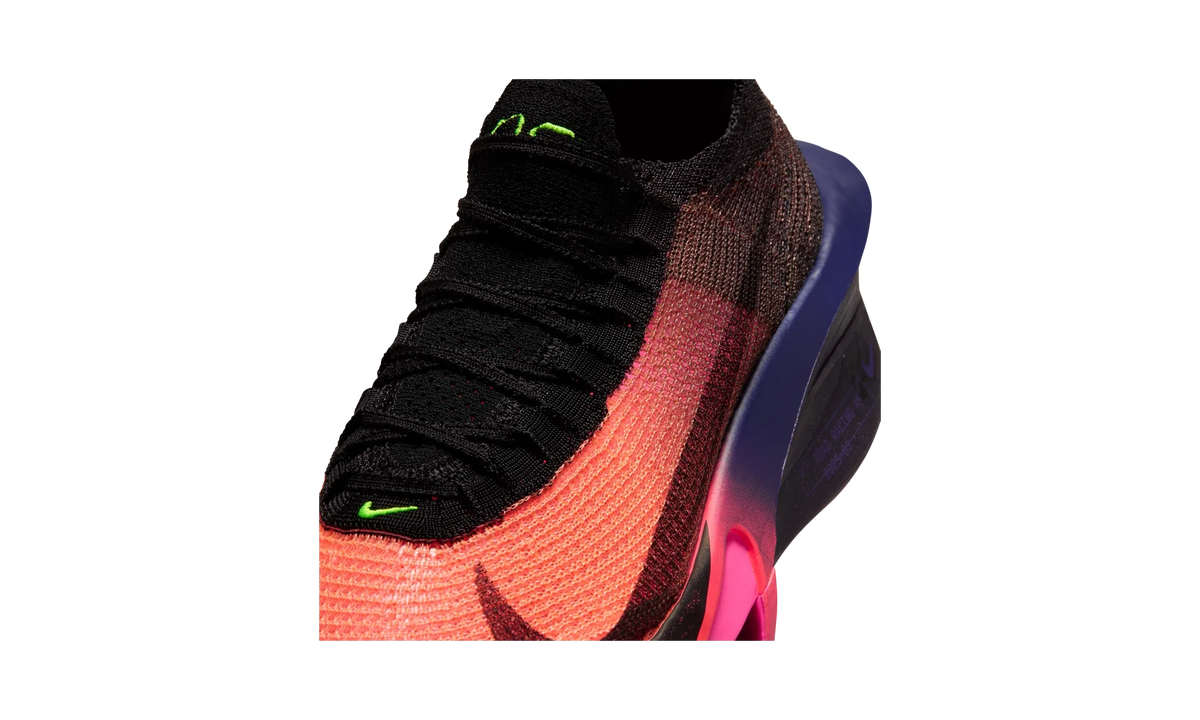 Overkicks - Nike Air Zoom Alphafly Next% 3 Glam Orange Pulse Purple Dynasty (IO9573-800) - detalle lateral interior