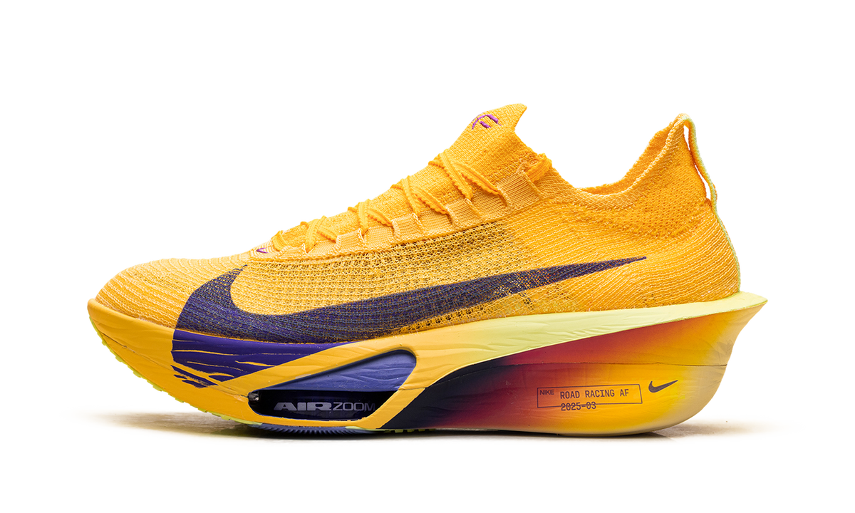 Overkicks - Nike Air Zoom Alphafly Next% 3 Laser Orange Indigo Burst (FD8311-800) - vista lateral