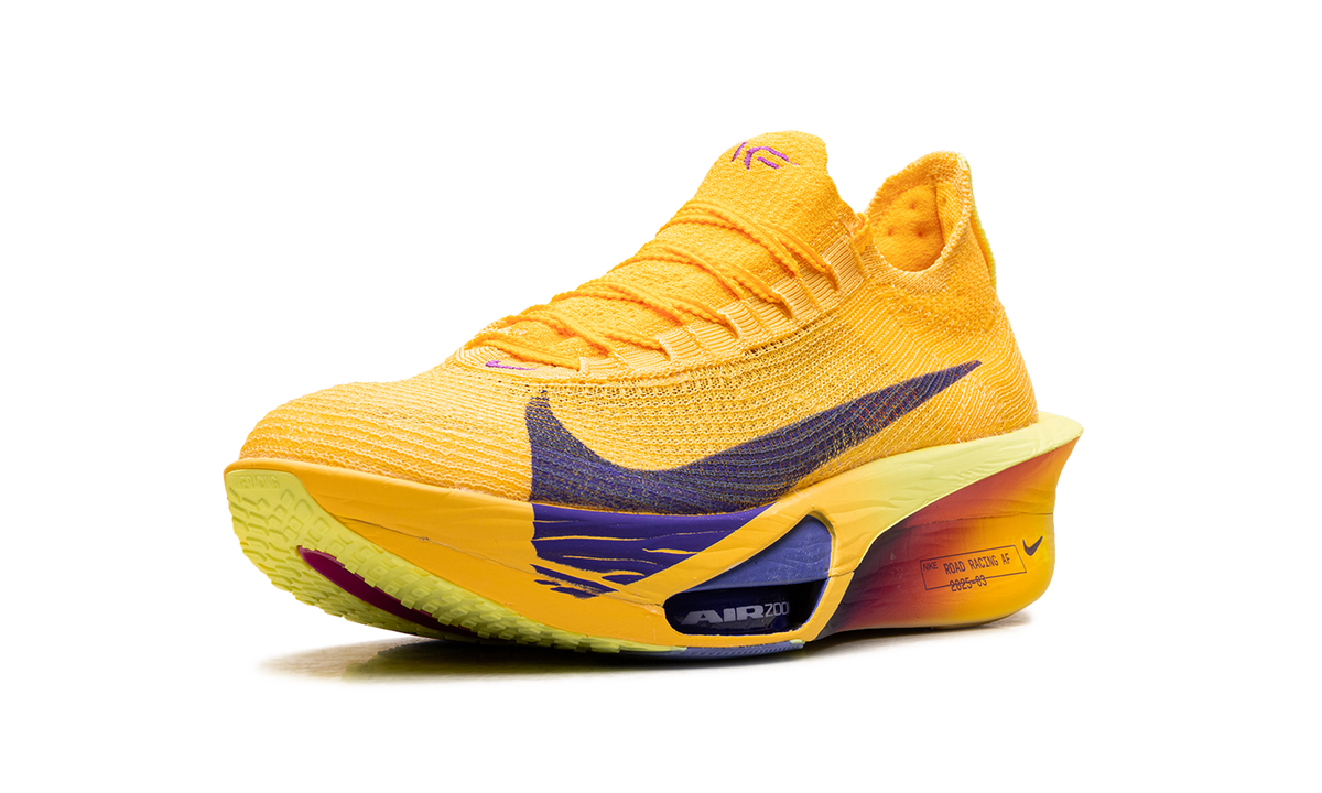 Overkicks - Nike Air Zoom Alphafly Next% 3 Laser Orange Indigo Burst (FD8311-800) - detalle suela