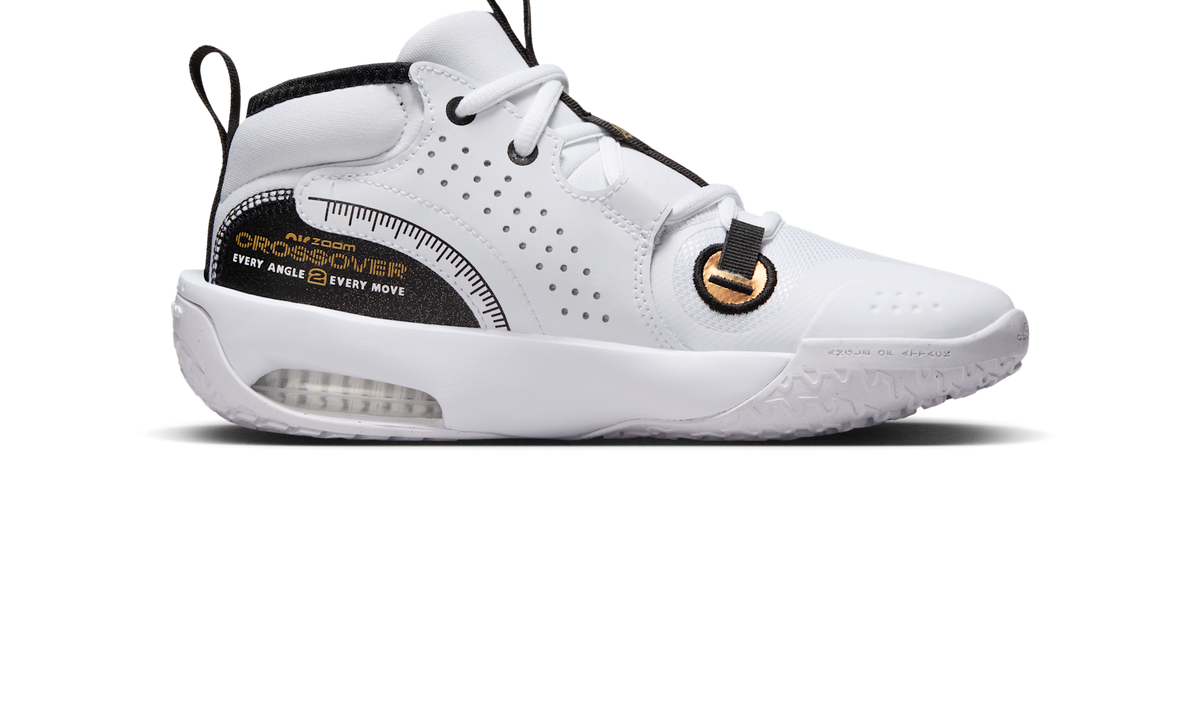Overkicks - Nike Air Zoom Crossover 2 White Metallic Gold (GS) (FB2689-100) - imagen 4