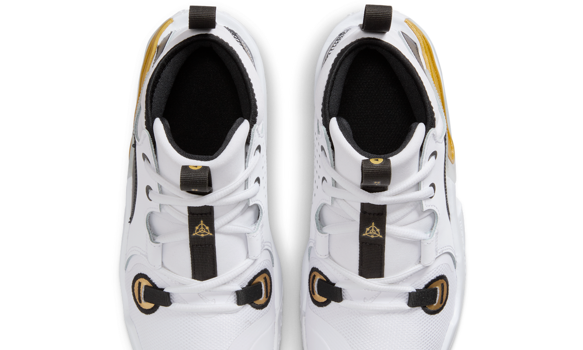 Overkicks - Nike Air Zoom Crossover 2 White Metallic Gold (GS) (FB2689-100) - imagen 5
