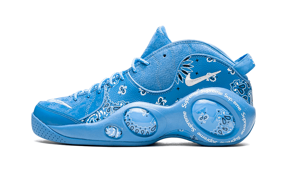 Overkicks - Nike Air Zoom Flight 95 SP Supreme University Blue (DJ8604-400) - vista lateral