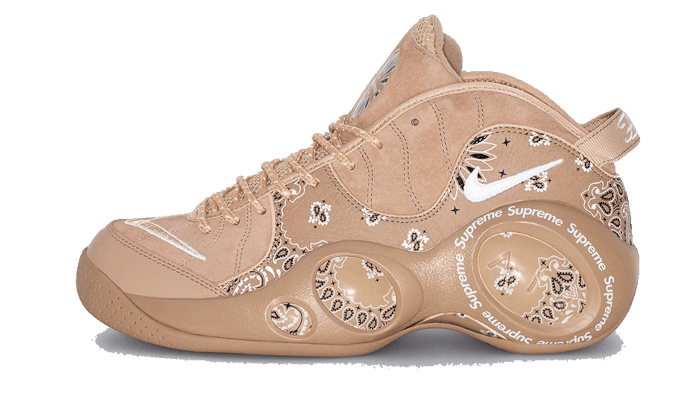 Overkicks - Nike Air Zoom Flight 95 SP Supreme Wheat (DJ8604-200) - vista lateral