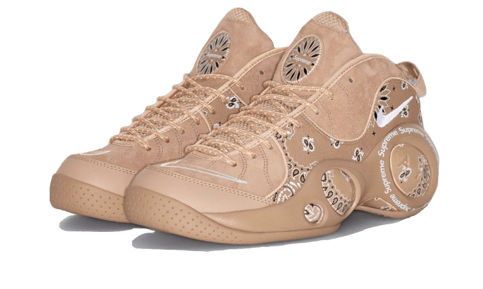 Overkicks - Nike Air Zoom Flight 95 SP Supreme Wheat (DJ8604-200) - vista trasera