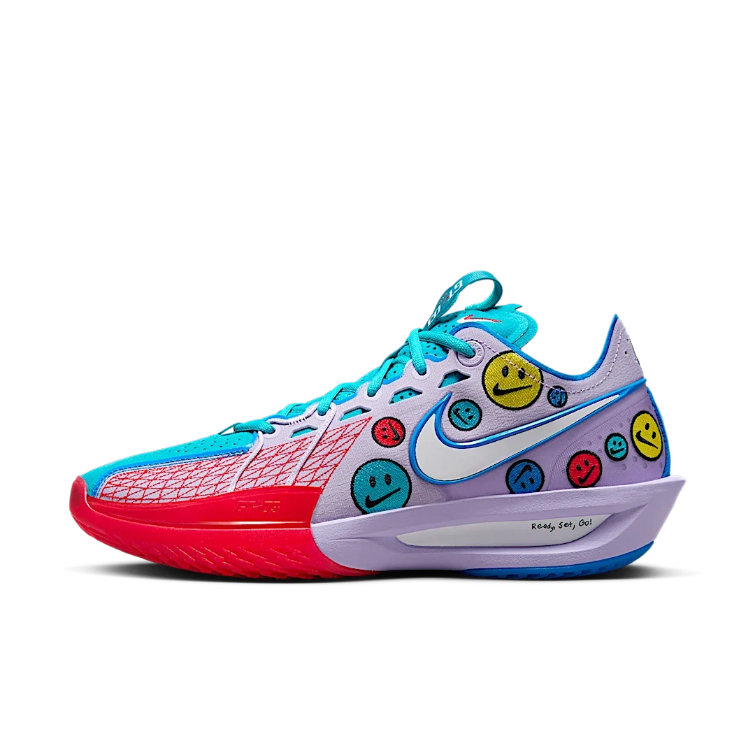 Overkicks - Nike Air Zoom GT Cut 3 Jewell Loyd Dusty Cactus Lilac Bloom (HJ6630-900/HJ6631-900) - vista lateral