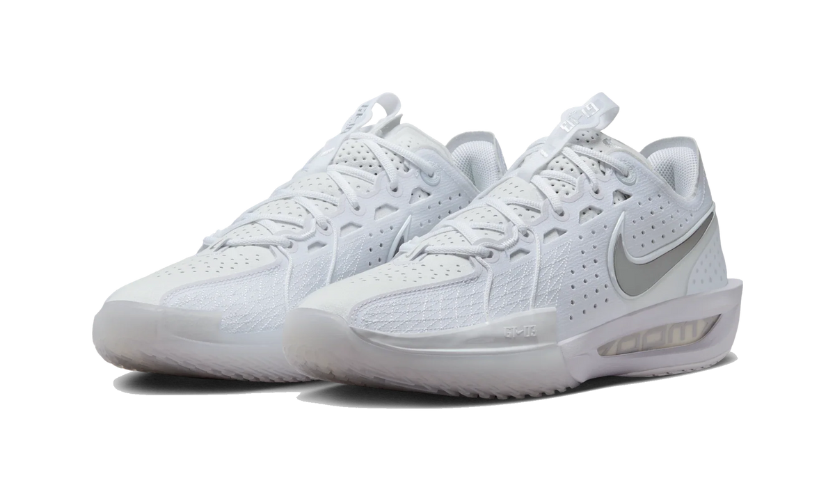 Overkicks - Nike Air Zoom GT Cut 3 TB White Metallic Silver (IB4458-100) - vista trasera