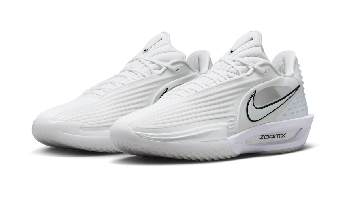 Overkicks - Nike Air Zoom GT Cut 3 Turbo White Metallic Silver (HV9919-101/HV9918-101) - vista trasera